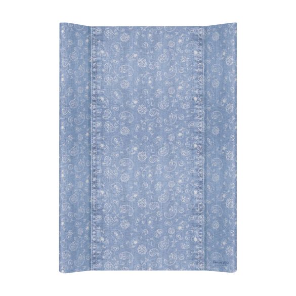 Ceba pelenkázó lap puha 2 oldalú 50x70cm Denim style boho kék