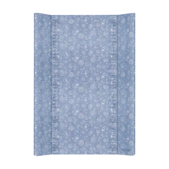 Ceba pelenkázó lap puha 2 oldalú 50x70cm Denim style boho kék