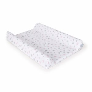 Ceba pelenkázólap huzat pamut (50x70-80) 2db/csomag  Candy pink   pink csillagos