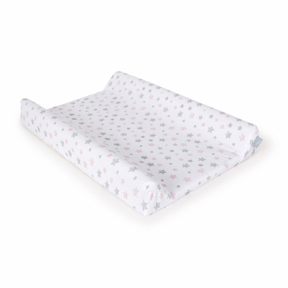 Ceba pelenkázólap huzat pamut (50x70-80) 2db/csomag  Candy pink   pink csillagos