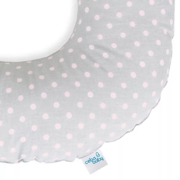 Ceba szülés utáni ülõpárna - Fánk pöttyös pink-szürke
