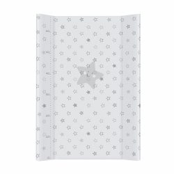   Ceba pelenkázó lap merev 2 oldalú 50x70cm COMFORT  csillag szürke
