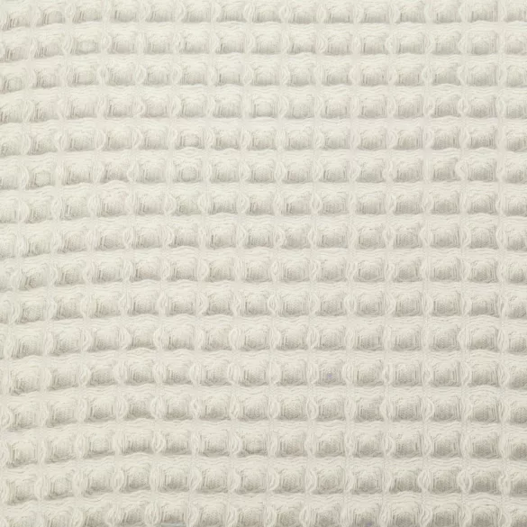 Ceba takaró pamut 90x90cm Waffle gofri creamy