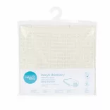 Ceba takaró pamut 90x90cm Waffle gofri creamy