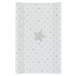 Ceba pelenkázó lap merev 2 oldalú 50x80cm COMFORT csillag szürke