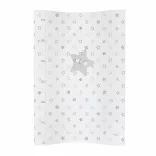 Ceba pelenkázó lap puha 2 oldalú 50x70cm COSY csillag szürke