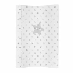   Ceba pelenkázó lap puha 2 oldalú 50x70cm COSY csillag szürke