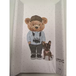   Ceba pelenkázó lap merev 2 oldalú 50x70cm COMFORT Fluffy Puffy Steve