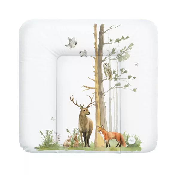 Ceba pelenkázó lap puha 75x72cm Basic Erdõ