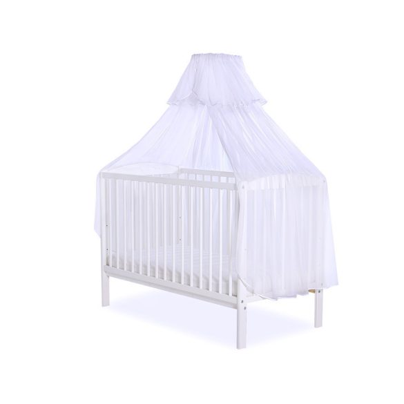 BabyLion Prémium Baldachin függöny - Fehér