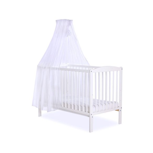BabyLion Prémium Baldachin függöny - Fehér