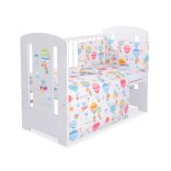 BabyLion Prémium 3 részes ágyneműhuzat szett - Színes ballonok