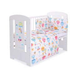   BabyLion Prémium 3 részes ágyneműhuzat szett - Színes ballonok