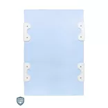 Sensillo pelenkázó lap merev 2 oldalú Safety System 70cm Víziló kék