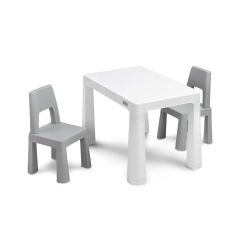 Gyerek szett TOYZ MONTI asztal + 2 szék szürke