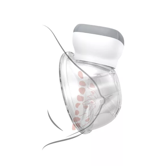 BabyOno mellszívó Shelly elektromos, viselhetõ - 100 plusz 40db melltartóbetéttel 1000-296/140