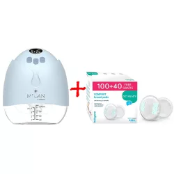   BabyOno mellszívó Megan elektromos, viselhetõ - 100 plusz 40db melltartóbetéttel 1001 - 296/140