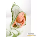 Stella fürdõlepedõ hímzett 110x110 zöld oroszlán