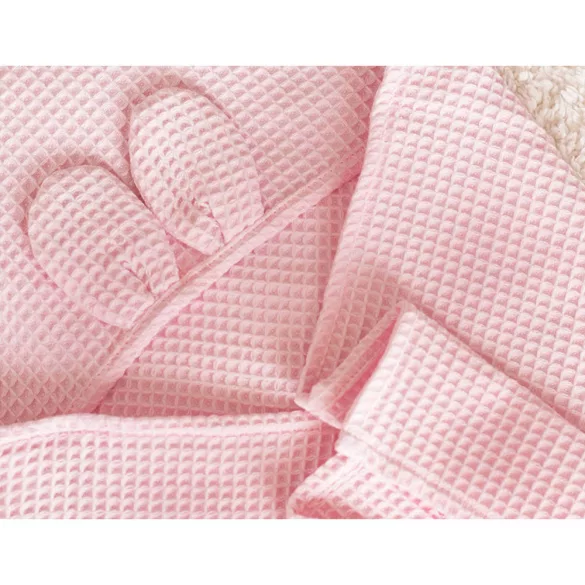 Vaganza fürdõlepedõ Waffle 70X70cm rózsaszín