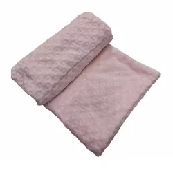   Vaganza takaró wellsoft dupla nyomott mintás 70x90cm Rózsaszín