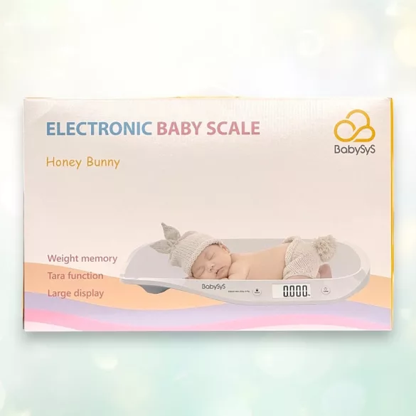 BabySyS Honey Bunny babamérleg digitális 20kg 14D89D