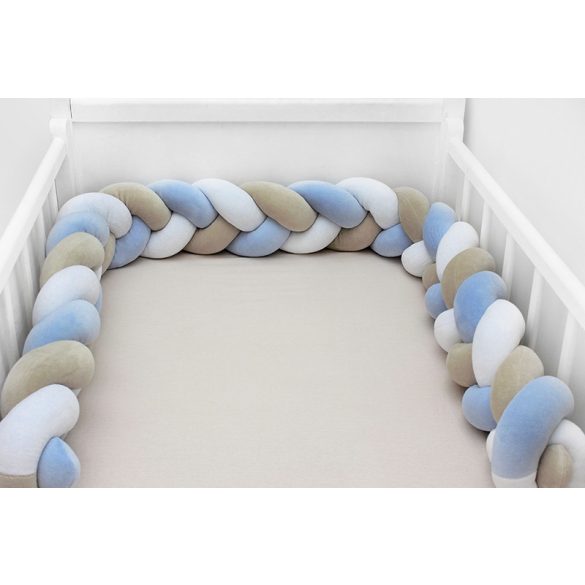 Scamp Plüss Fonott rácsvédő 180cm - Bézs-Kék-Fehér