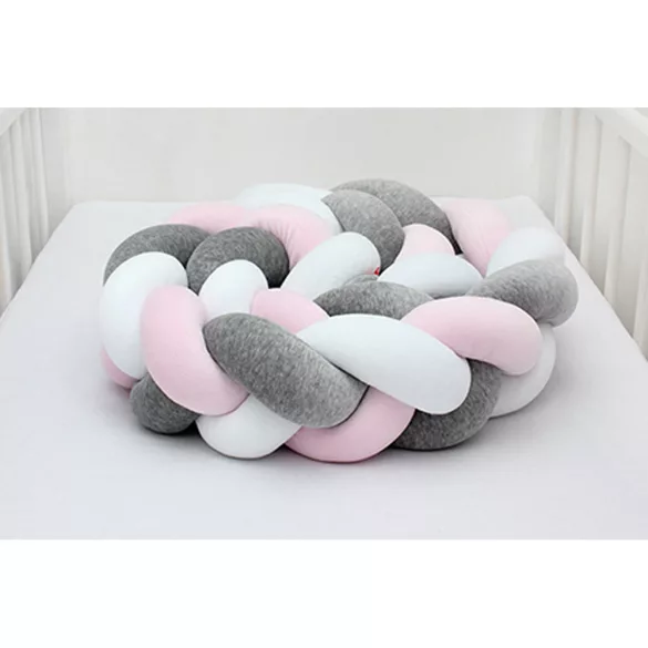 Scamp rácsvédõ fonott 180cm Fehér-Szürke-Rózsaszín RFT005 180CM