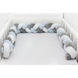 Scamp rácsvédõ fonott 180cm Fehér-Szürke-Babakék RFT006 180CM