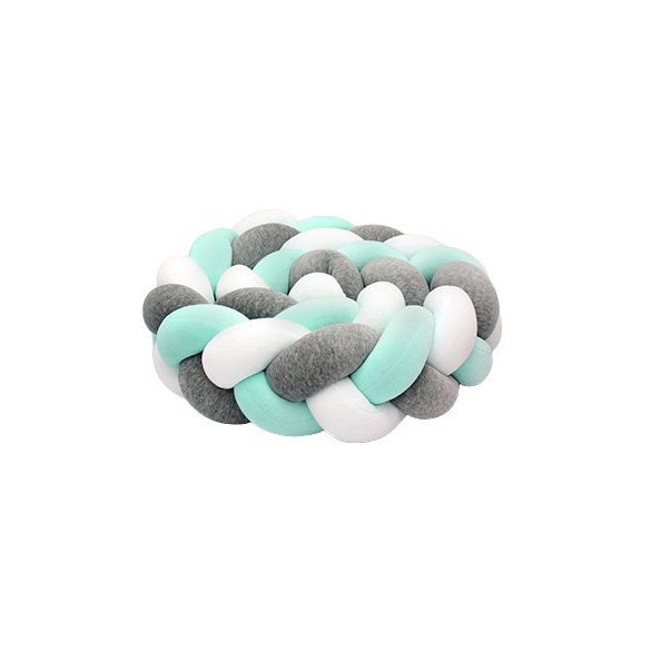 Scamp Plüss Fonott rácsvédő 180cm - Menta-Szürke-Fehér