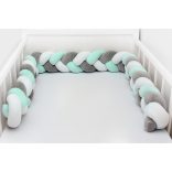 Scamp rácsvédõ fonott 210cm Fehér-Szürke-Menta RFT009 210CM