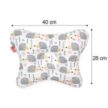 Scamp Laposfejűség elleni babapárna - HedgehogGrey