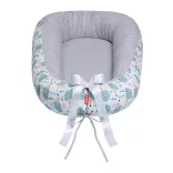 Scamp babafészek kókuszbetétes Hedgehog Green BF014