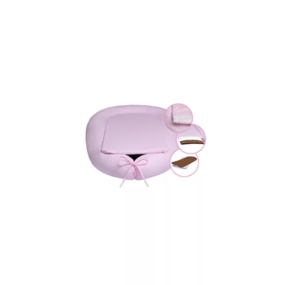 Scamp babafészek kókuszbetétes Rosa Stars Dots BF017