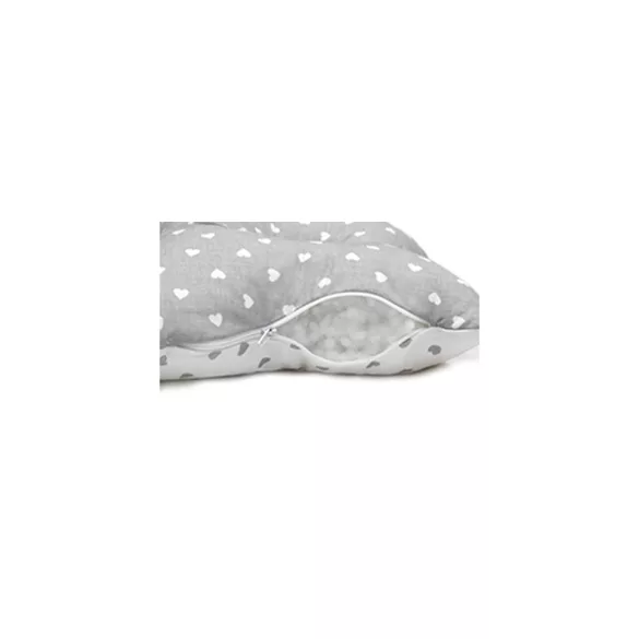 Scamp laposfejûség elleni párna Lettle Heart White Grey BLP012