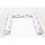 Scamp rácsvédõ hengerpárna 180cm White Grey Bears BRVE010 180CM