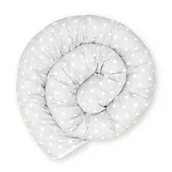   Scamp rácsvédõ hengerpárna 210cm Little Heart White Grey BRVE011 210CM