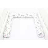 Scamp Henger rácsvédő 210 cm (3x70 cm) - Fehér alapon macik és csillagok