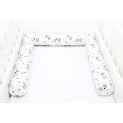   Scamp Henger rácsvédő 210 cm (3x70 cm) - Fehér alapon macik és csillagok