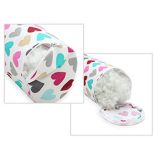 Scamp Rácsvédő hengerpárna 180 cm - Színes szívecskék