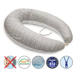   Scamp szoptatós párna formázott gombosvégû Grey Little Big Stars New SZPG015