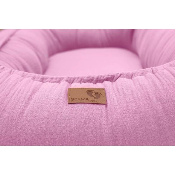 Scamp babafészek muszlin RoseBlush DBF006