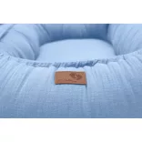 Scamp babafészek muszlin BabyBlue DBF007