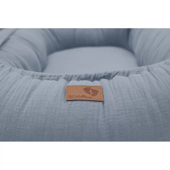 Scamp babafészek muszlin Silver DBF009