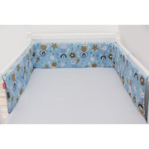 Scamp Hagyományos Pamut vászon rácsvédő 180cm - Blue Snail