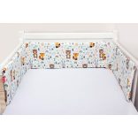 Scamp Hagyományos Pamut vászon rácsvédő - Forest Animal