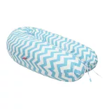 Scamp szoptatós párna univerzális pamut ZigZag Ocean White SZPE232