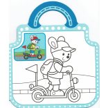 Napraforgó Füles kifestő 4.