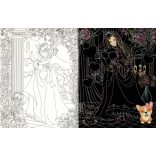 Napraforgó Rejtőzködő hercegnők - Kifestőfüzet kaparós és színezős oldalakkal