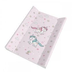   BabyLion Merev pelenkázó lap 50x70 - Rózsaszín unikornisok