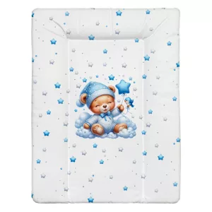 BabyLion Puha pelenkázó lap 50x70 cm - Kék maci